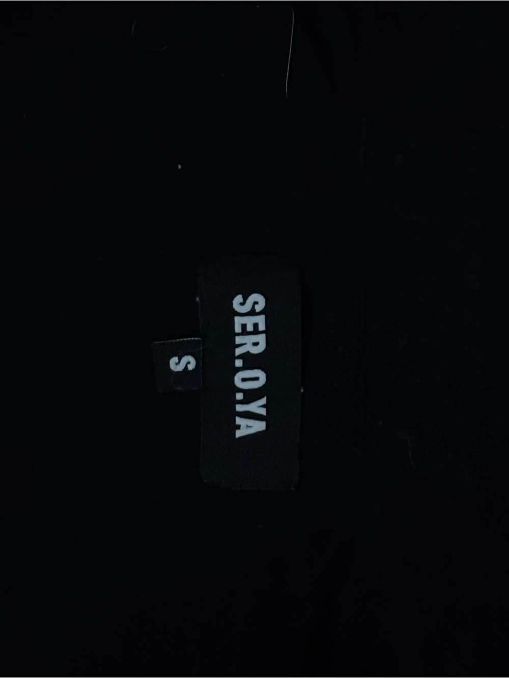 SER.O.YA Black Crew Top